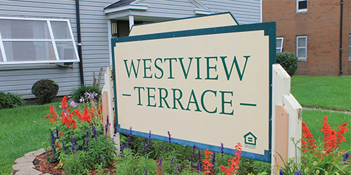 Westview Terrace sign