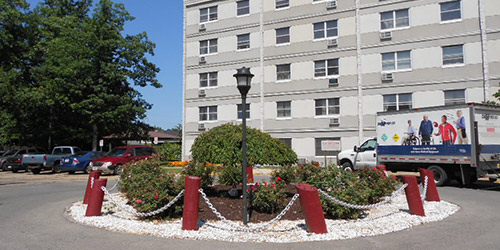 International Plaza entrance