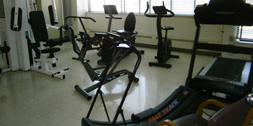 John F. Kennedy Plaza workout room