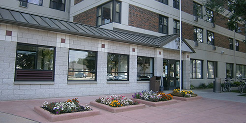 Riverview Plaza entrance