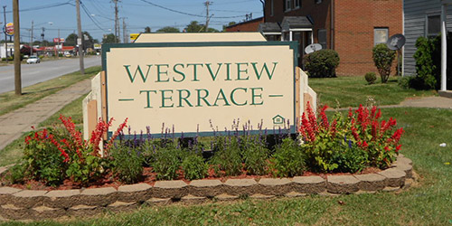 Westview Terrace sign